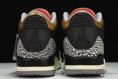 3 “Black Jordan Gold” Air 1209